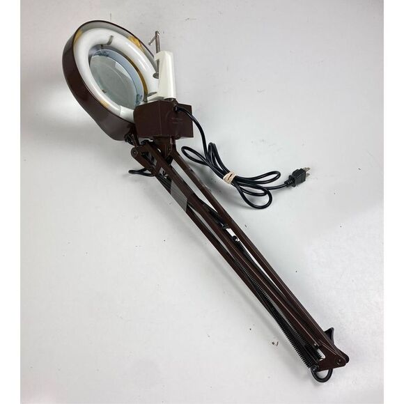 Vtg Underwriters Laboratories Medical Portable Magnifying Lamp LTS E78751 wClamp - Picture 7 of 12